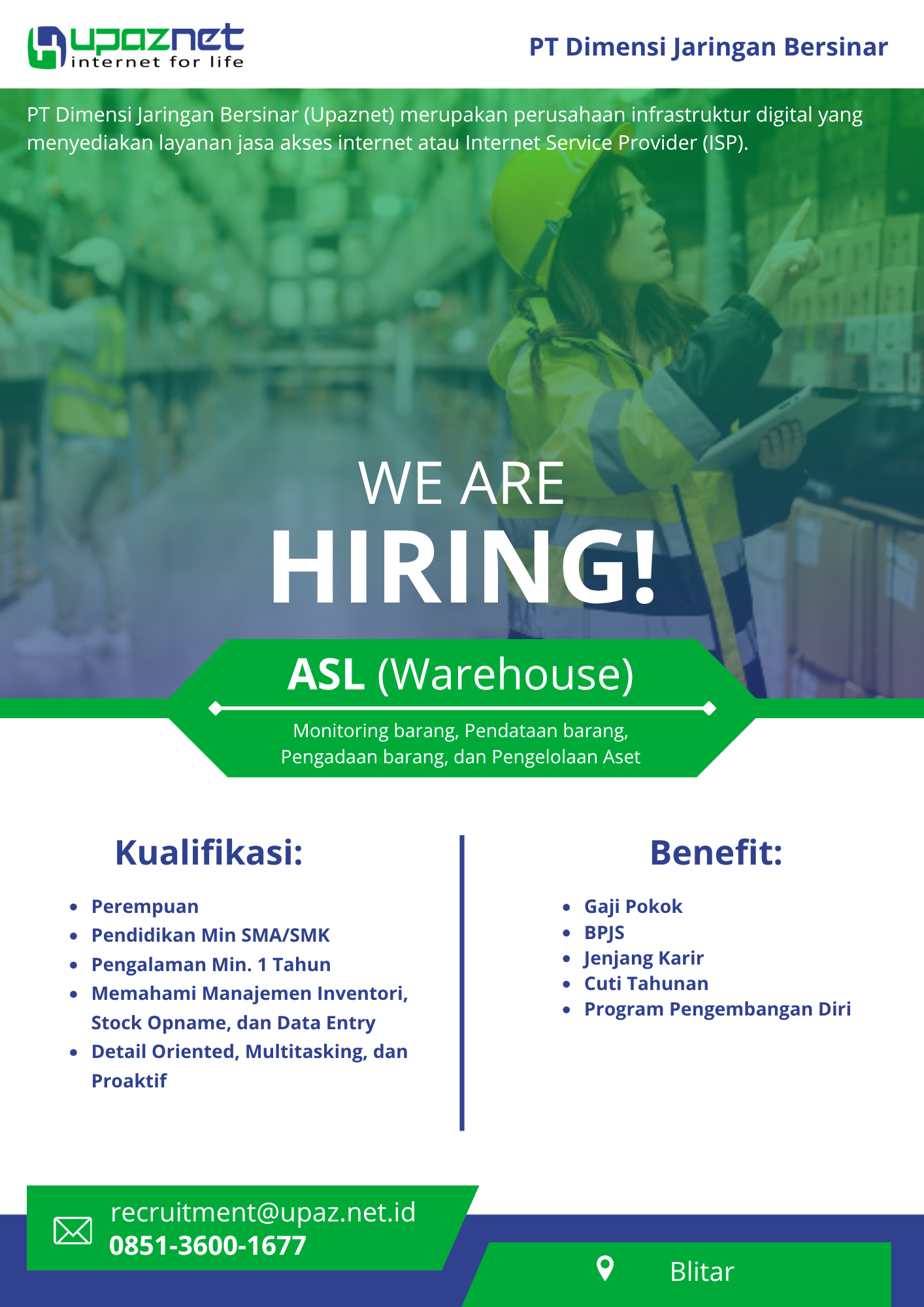 Aset Logistic Manajemen (Warehouse)
